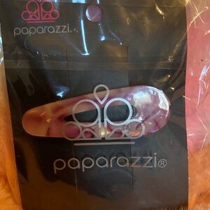Paparazzi Marble Pink Hair Clip